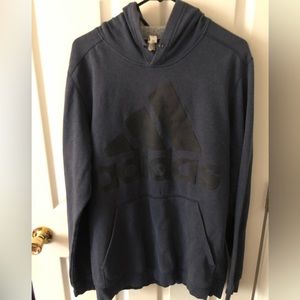 Adidas Men’s Hoodie, Dk Grayish blue, Size L